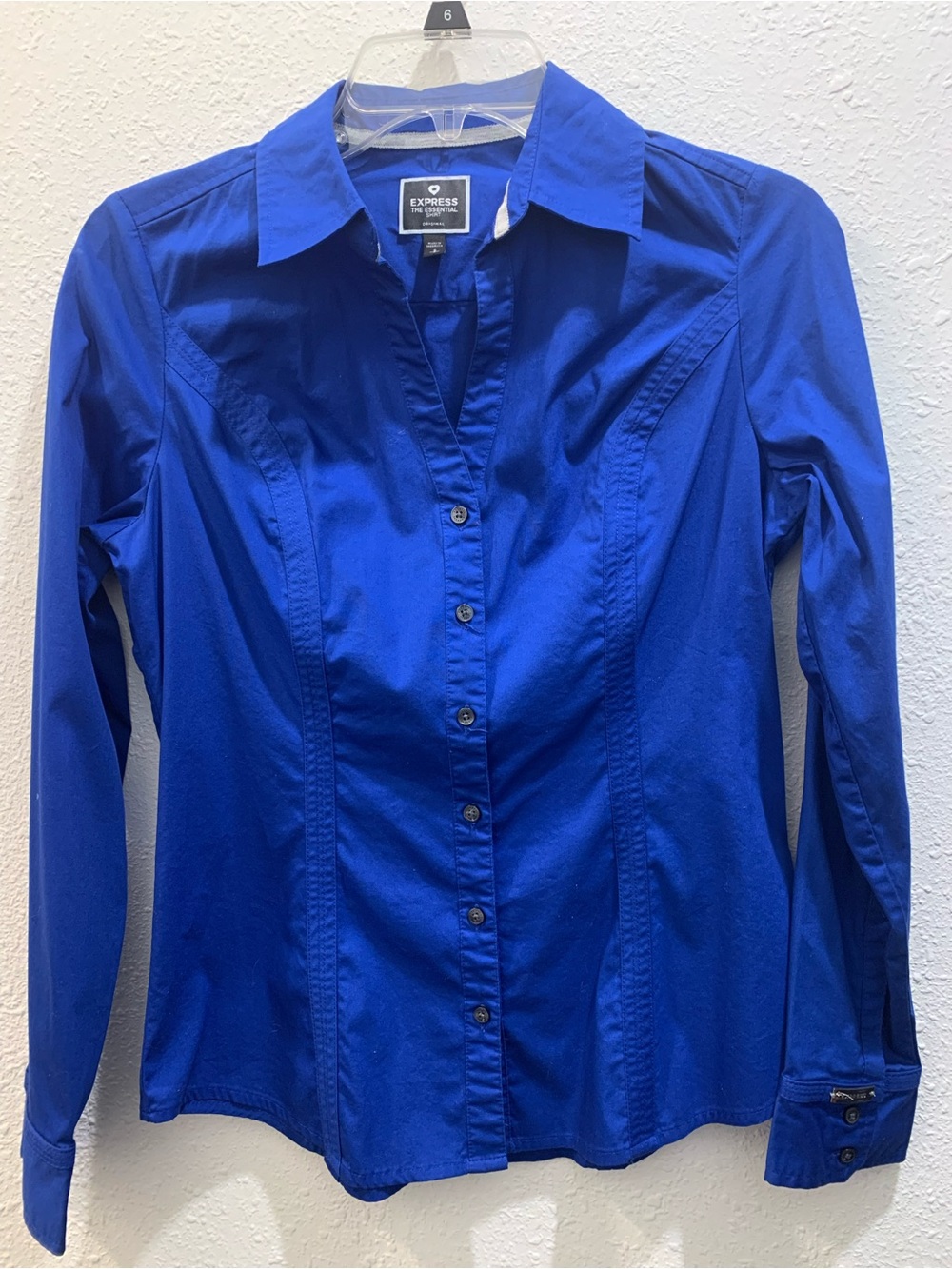 Express Royal Blue Essential Shirt